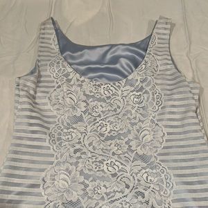 Jessica Simpson  12 baby blue lace dress